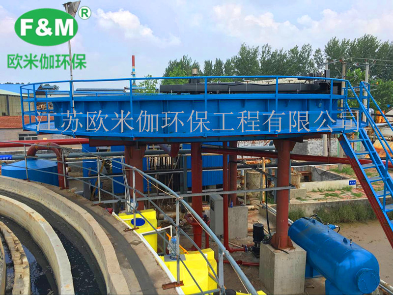 歐米伽環(huán)保又一大型淺層氣浮投入運行！